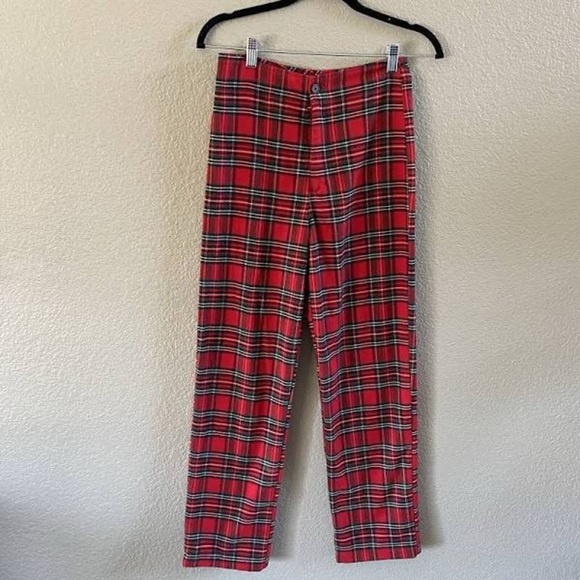 NWOT - John Galt Red Plaid Pants - Size S - Picture 7 of 9